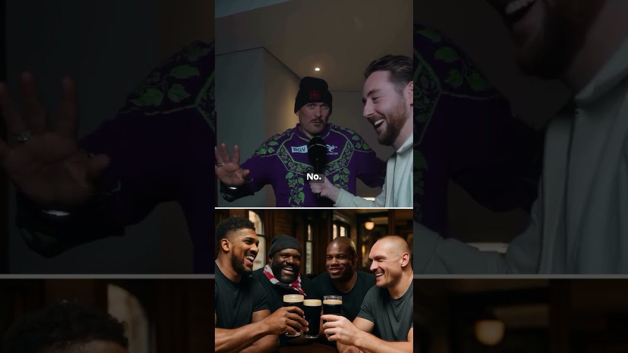 Usyk is hilarious 🤣 #boxing #fighting #combatsports
