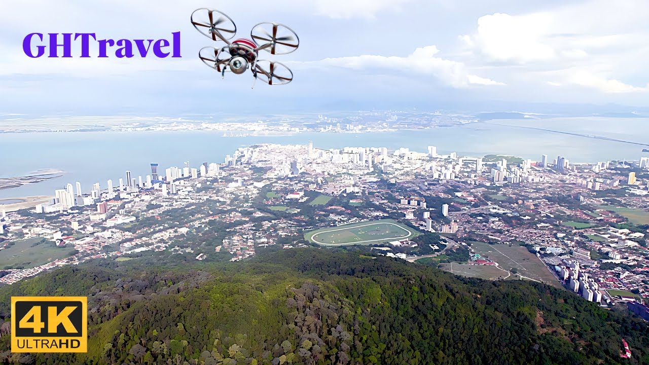 The best aerial views of George Town city, Penang (Malaysia) in 4K!