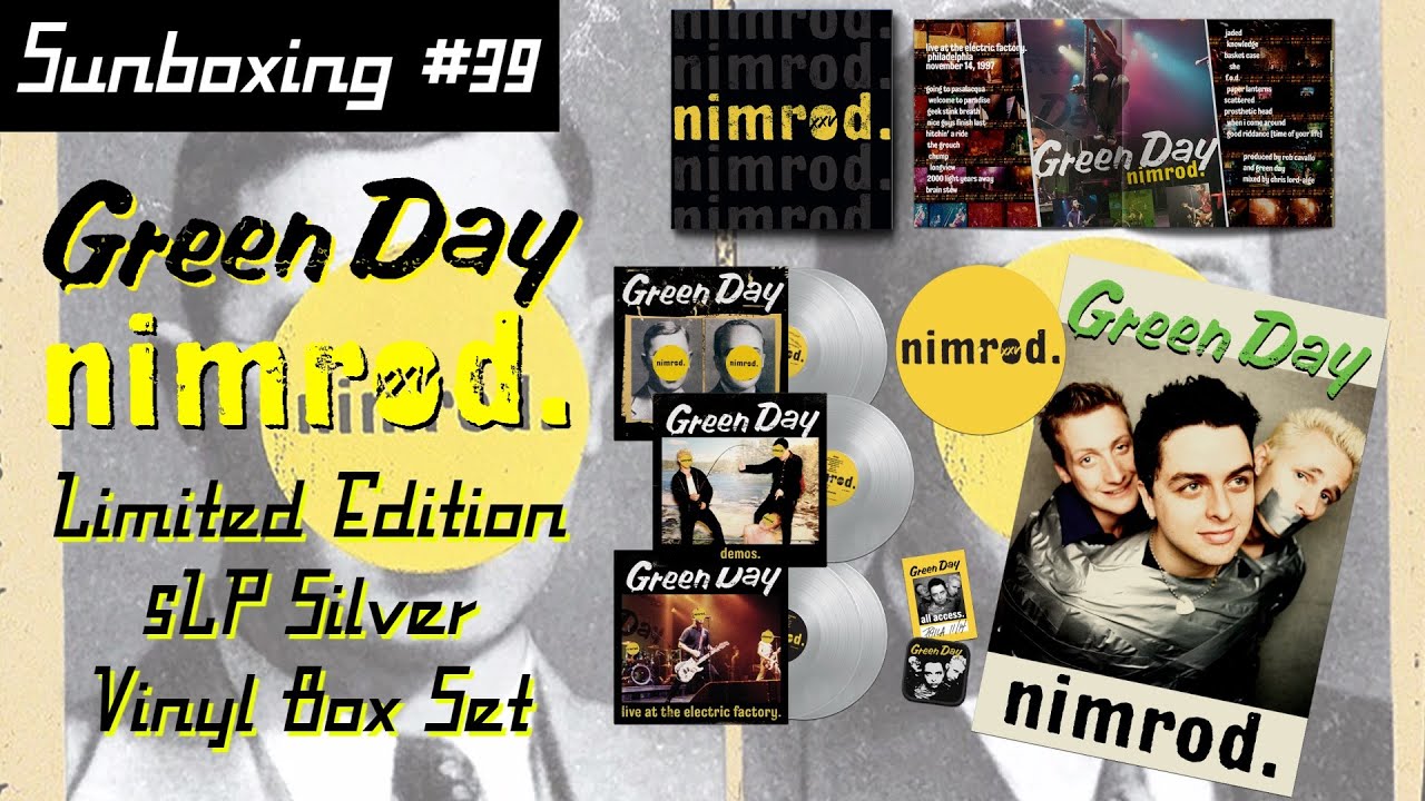 Unboxing the Green Day - Nimrod XXV Limited Edition 5LP Silver Vinyl Box Set (Sunboxing #39)