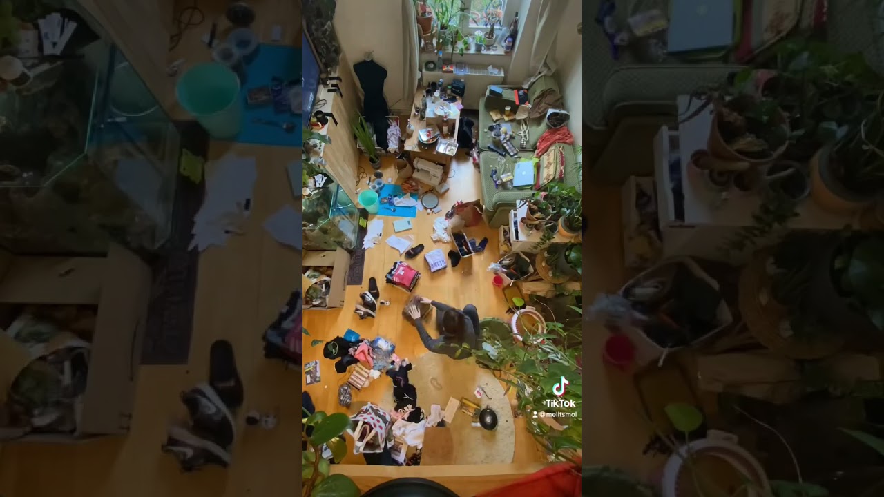 POV: you are a bug on my ceiling🐞 #cleaning #cleanup #tidyup #declutter #timelapse #messy #fyp