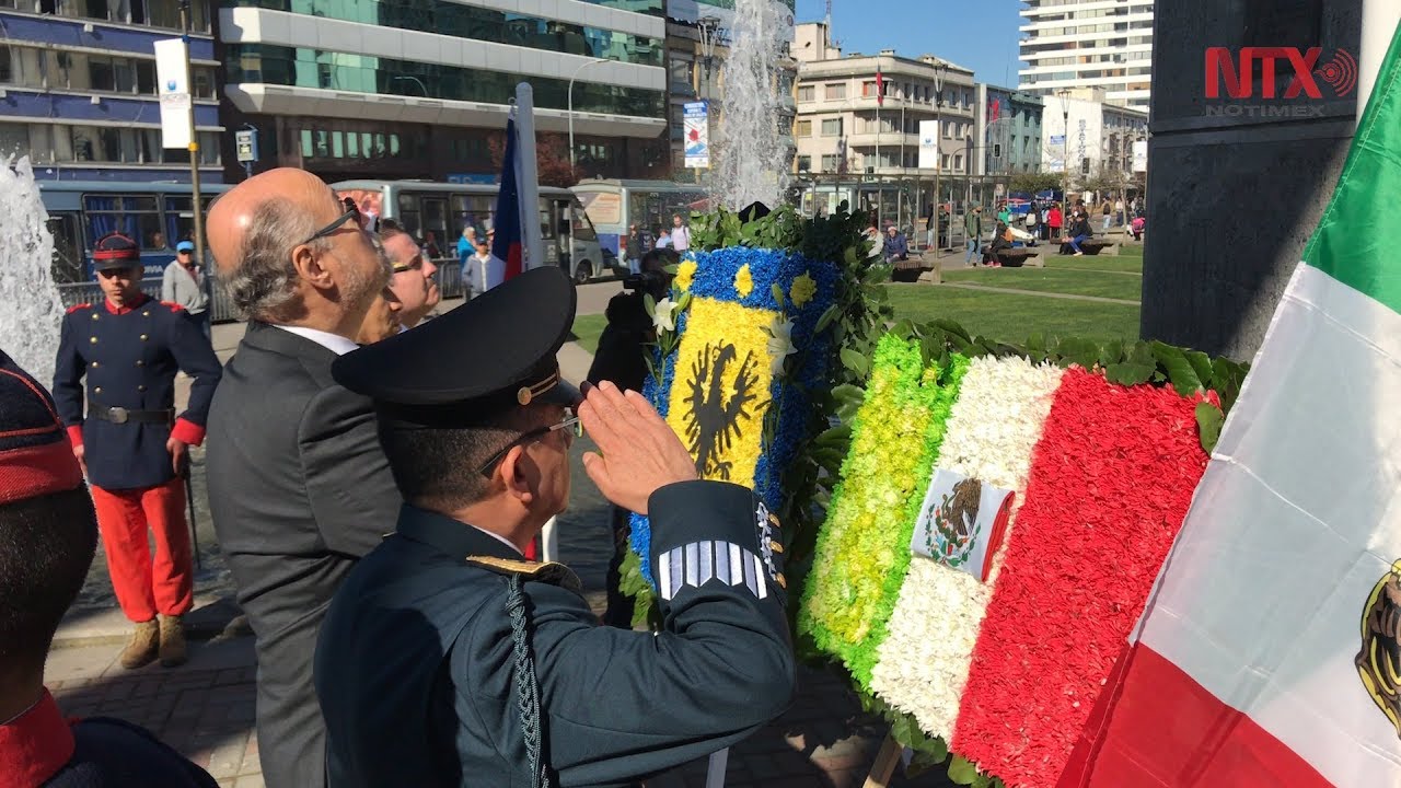 Homenaje en Chile a víctimas del terremoto en México