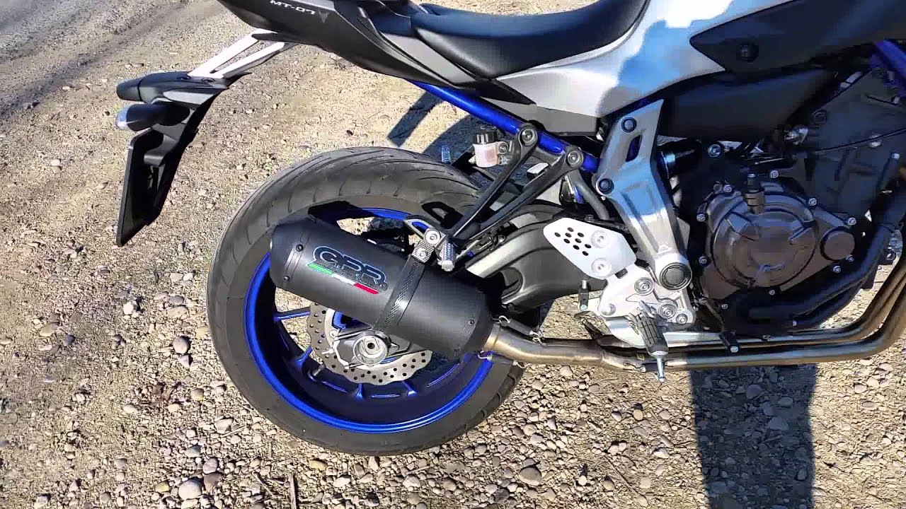 Yamaha mt07 escape completo gpr