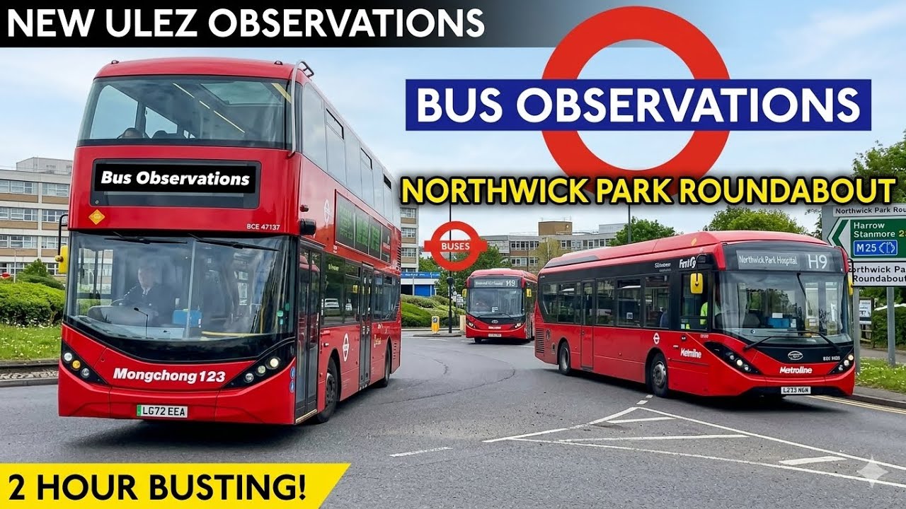 Bus Observations at Northwick Park Roundabout (28.02.2026)