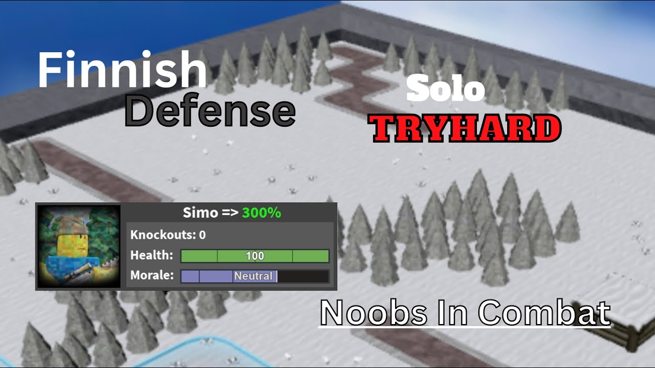 Finnish Defense Solo Tryhard | Noobs in Combat