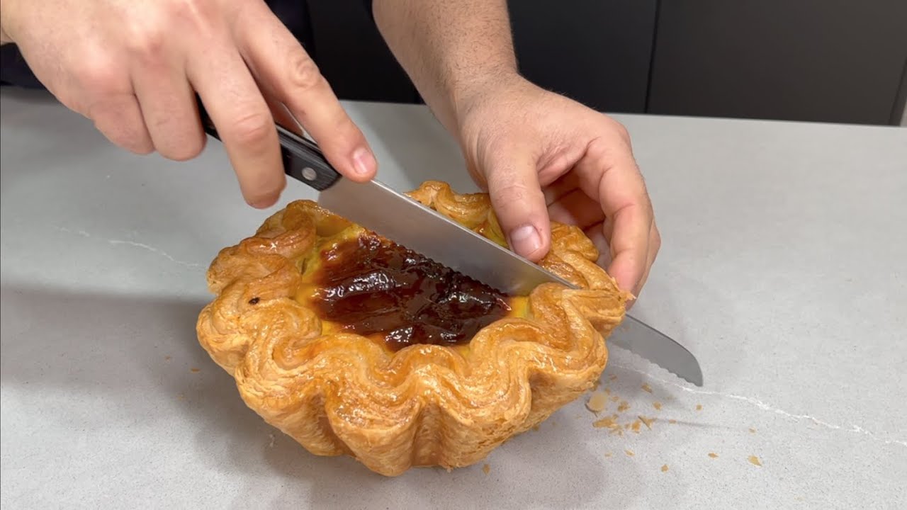 Flan parisino de Vainilla con hojaldre / Parisian Vanilla Flan with puff pastry