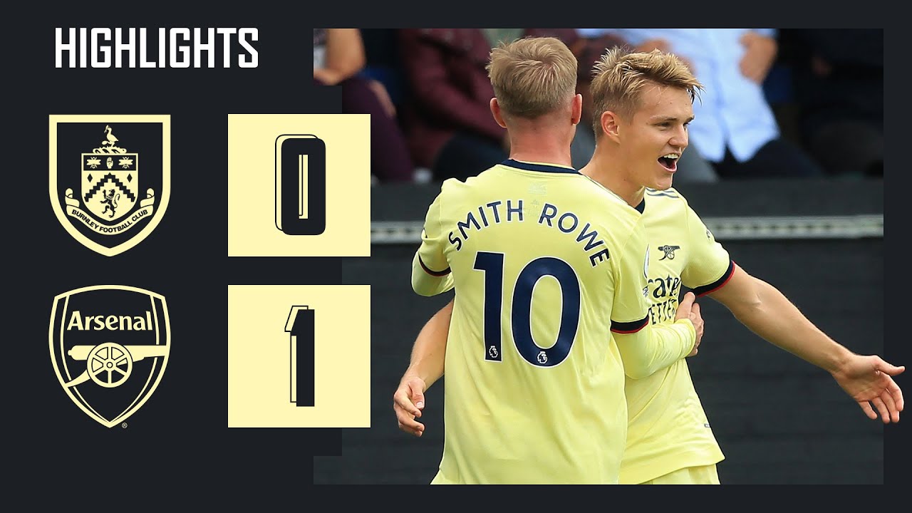 HIGHLIGHTS | Burnley vs Arsenal (0-1) | Premier League | Odegaard with a beautiful free-kick!
