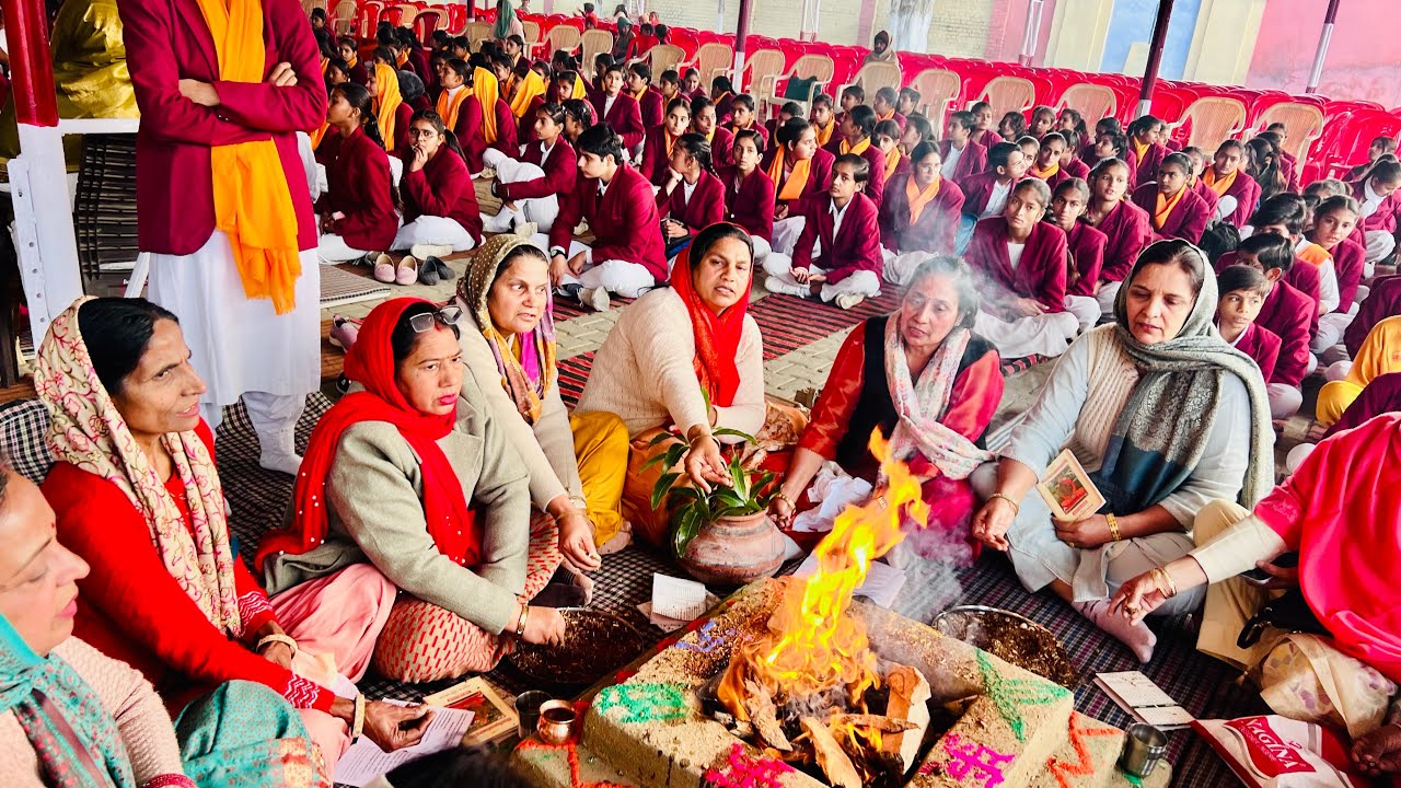 50 वाँ स्वर्ण जयंती समारोह कन्या गुरूकुल खरल में बड़ी धूमधाम से मनाया गया (1फरवरी 2026)🌹🌸👍