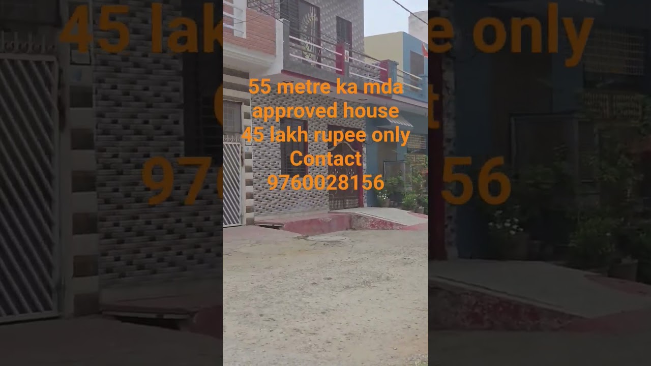 55 metre mda approved house in ganga nagar meerut 45 lakh demand Contact 8006075000