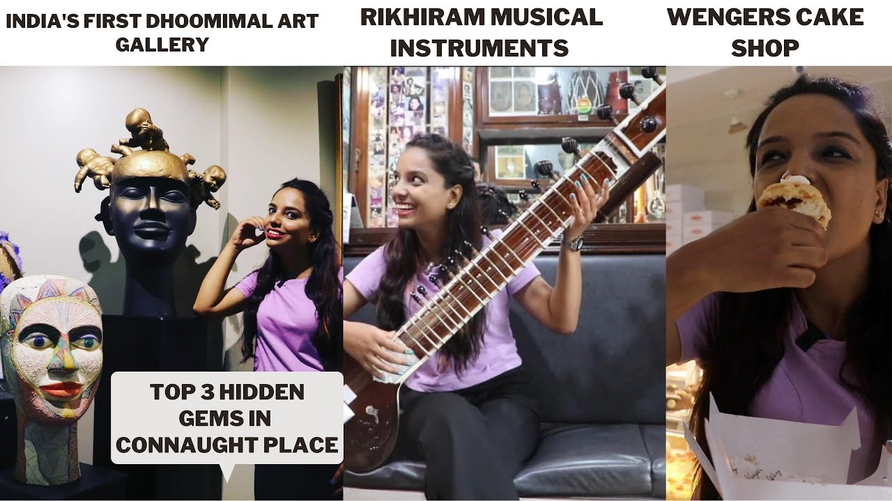 Top3 Hidden Gems In CP, Dhoomimal Art,Rikhirammusic,Wanger's | lilywanderstreets
