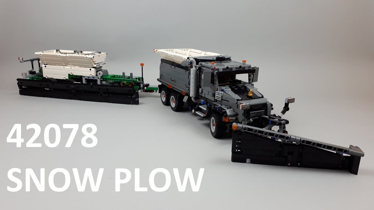 Mack Granite Snow Plow - alternate model for LEGO Technic 42078 set with instructions