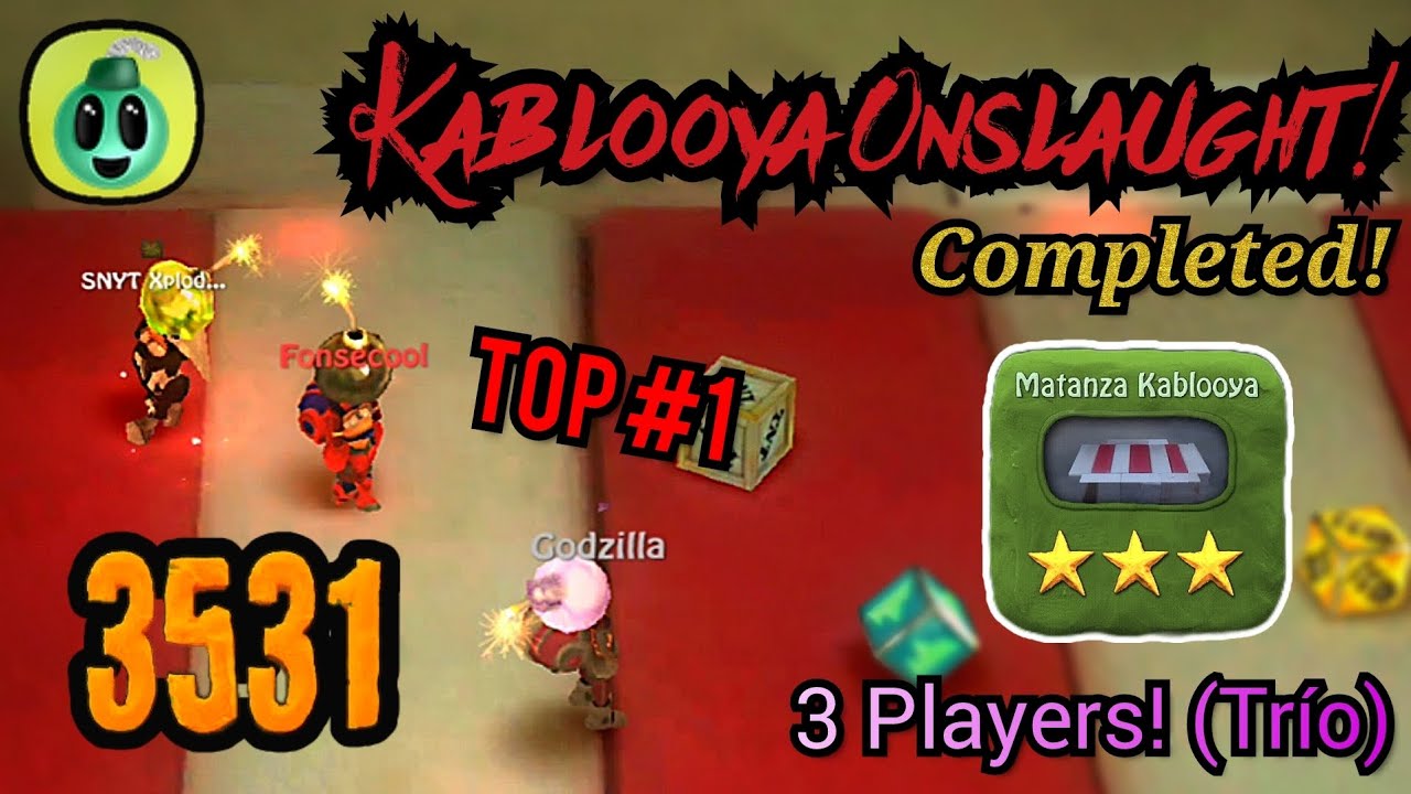 Bombsquad Explodinary Kablooya Onslaught! (3P) Completed! Top 1 - SPAZNOOBYT, Fonsecool, Godzilla