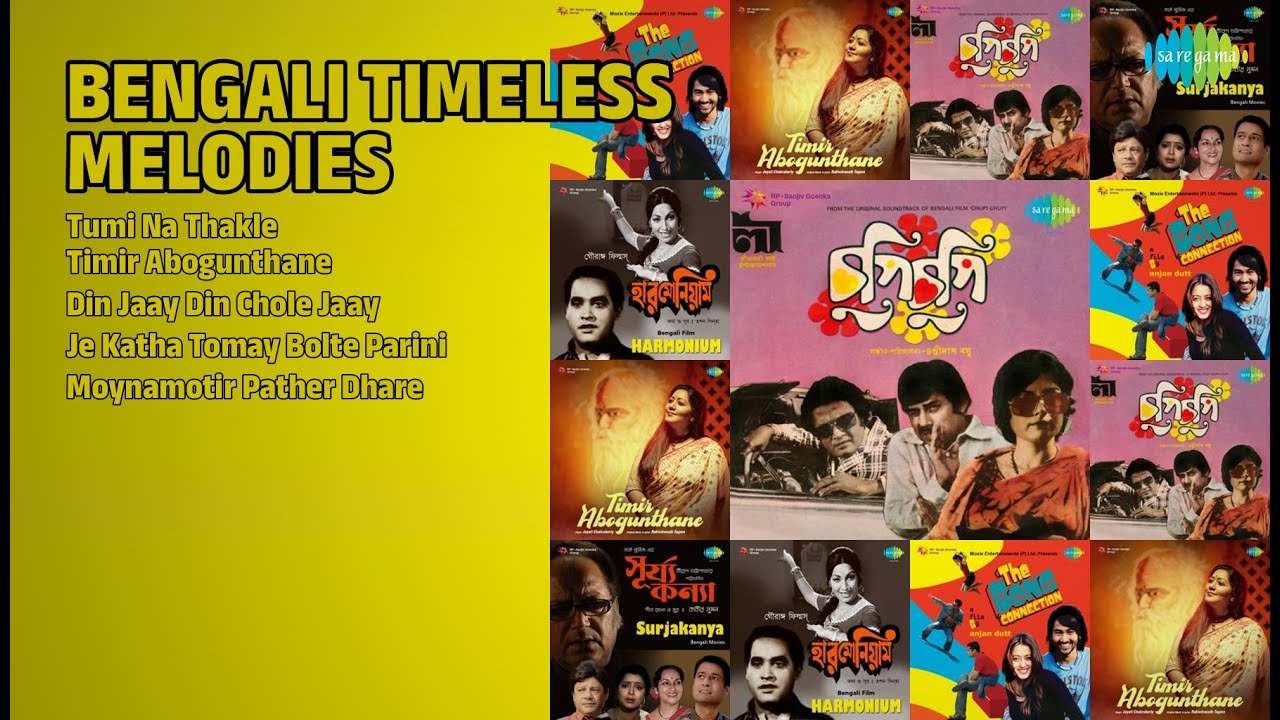 চিরসবুজ বাংলা গান | Anjan Dutt Songs | Tumi Na Thakle | Timir Abogunthane