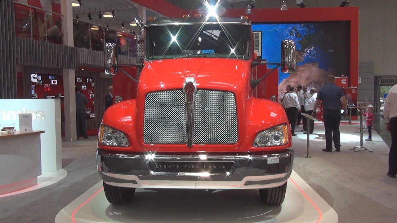 Kenworth T370 Cummins PowerDrive Hybrid Utility Truck Exterior and Interior
