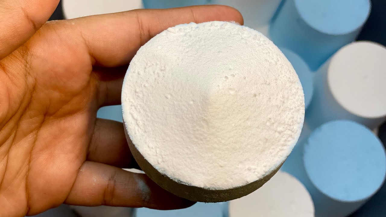 Asmr - baking soda - gym chalk - 4 videos - satisfying