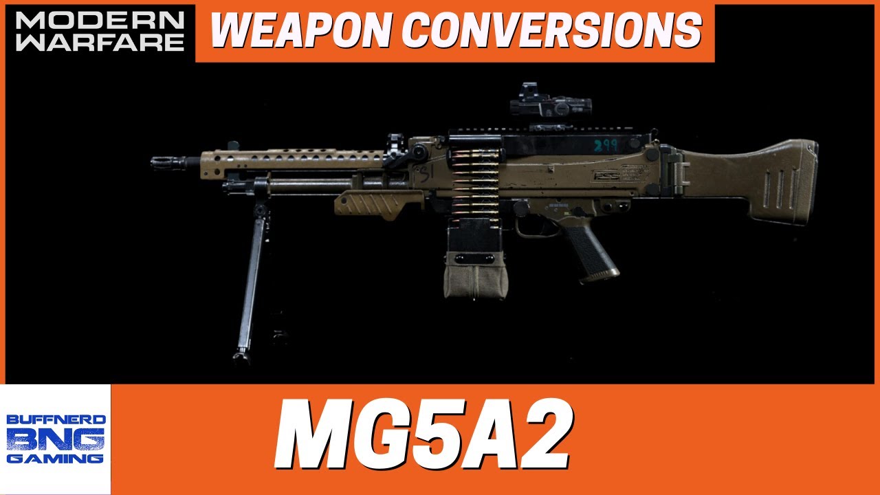MG5A2 Weapon Conversion - Call Of Duty Modern Warfare