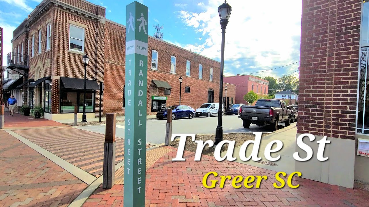 Explore Greer: A Scenic Walk Down Trade St!