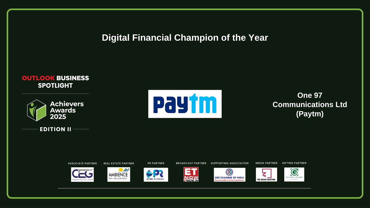 One 97 Communications Ltd (Paytm) | Digital Champion of the Year Award