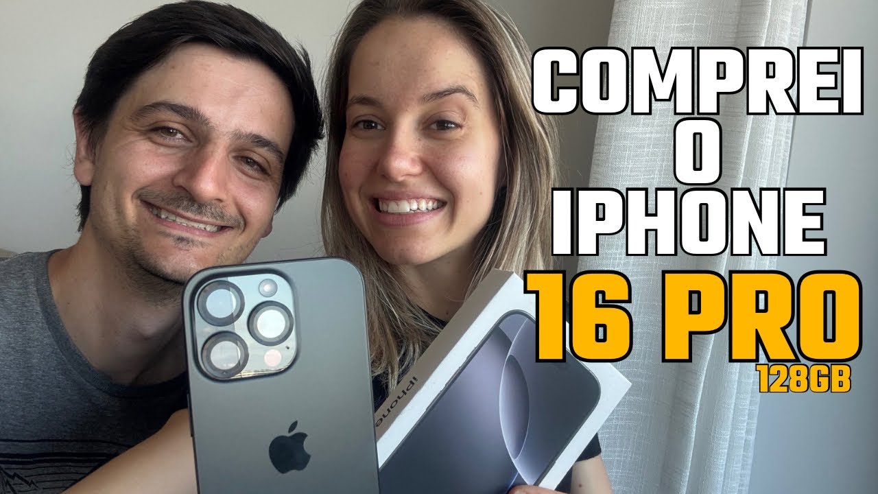 COMPREI O IPHONE 16 PRO EM PORTUGAL 🇵🇹 PREÇO 2025