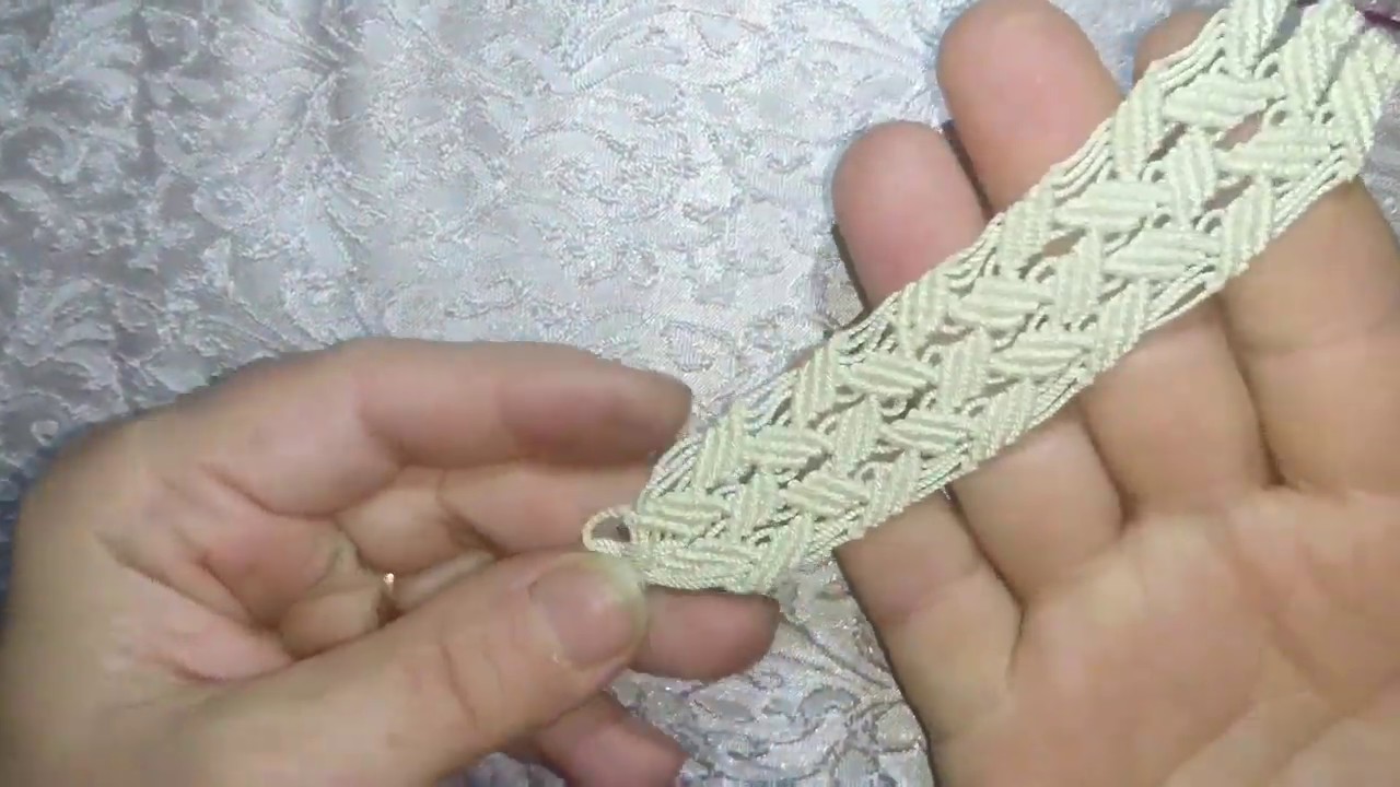 تعليم مكرامي الجلابة للمبتدئات - Macramé jelaba