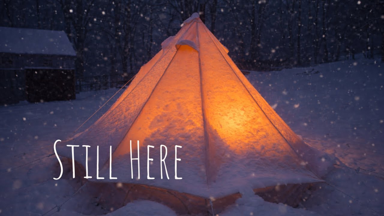 Snowed In | A Quiet Hot Tent Camp at 0°F in Heavy Snow