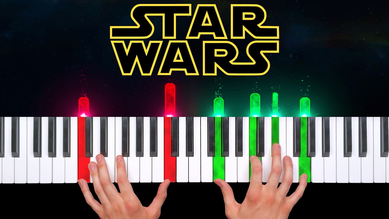 Across the Stars (Love Theme) - Star Wars - Piano Cover & Tutorial