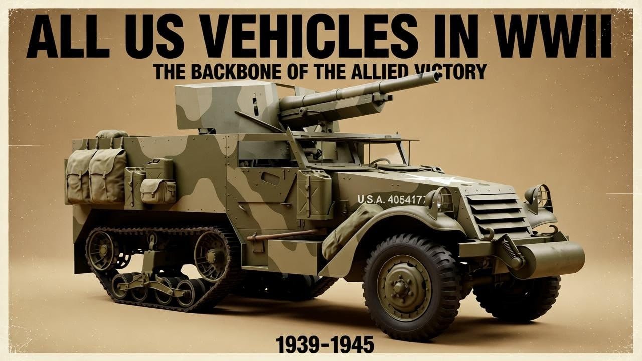 Every U.S. Vehicles Used in WWII