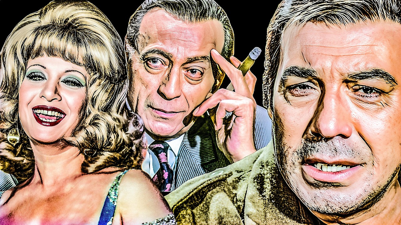 هياتم و فريد شوقى و مها صبرى و محمود المليجى فى #الفيلم الممتع المثير ( #كبارية #الحياة )