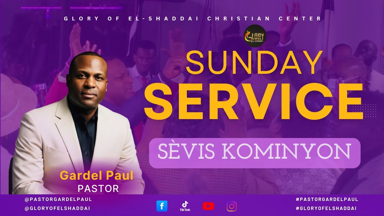 02/01/2026| Sunday  Communion Worship Service @ Glory of El-Shaddai | Rev Gardel Paul