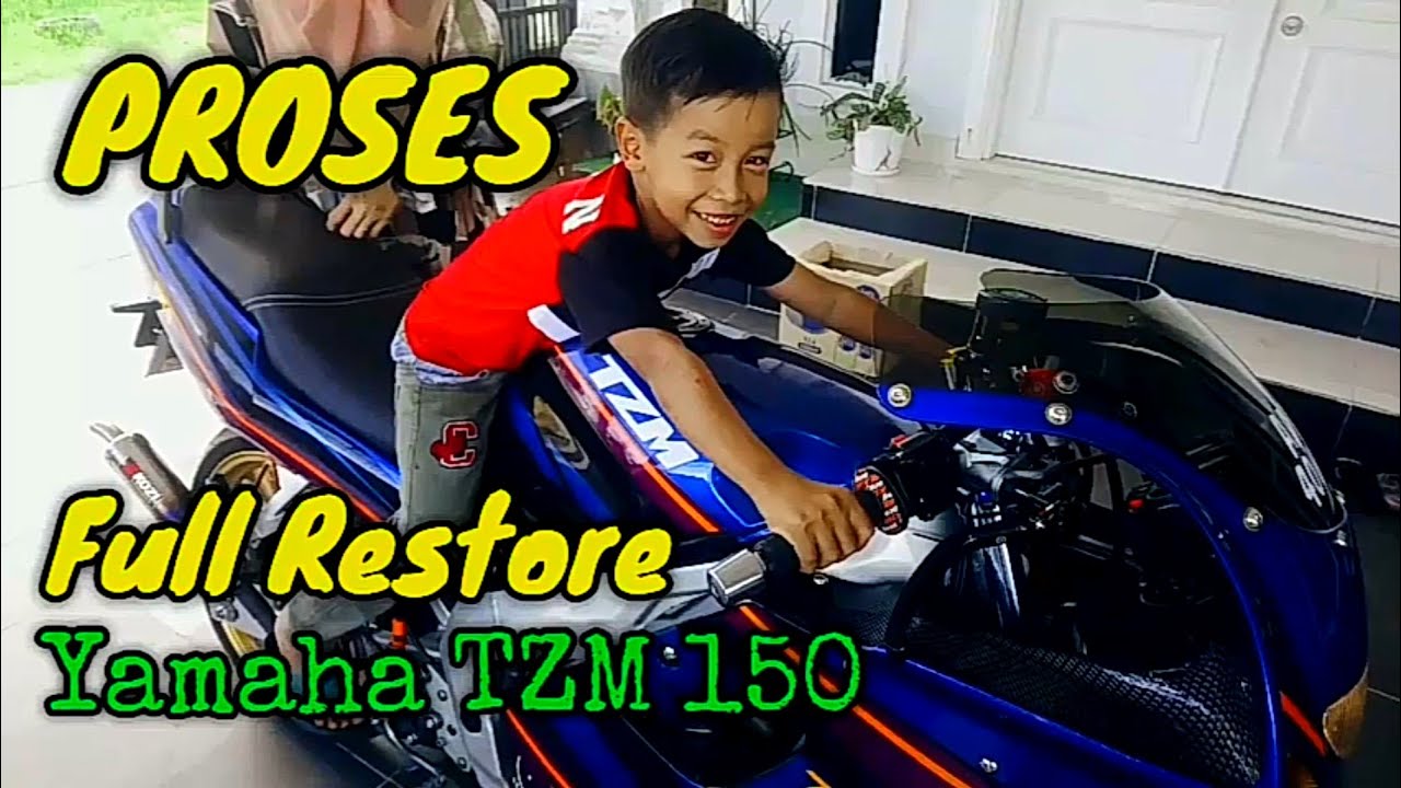 Vlog 105 PROSES FULL RESTORE YAMAHA TZM 150