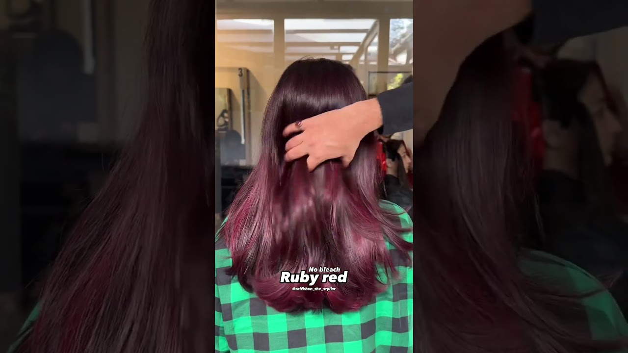 ruby red hair colour
