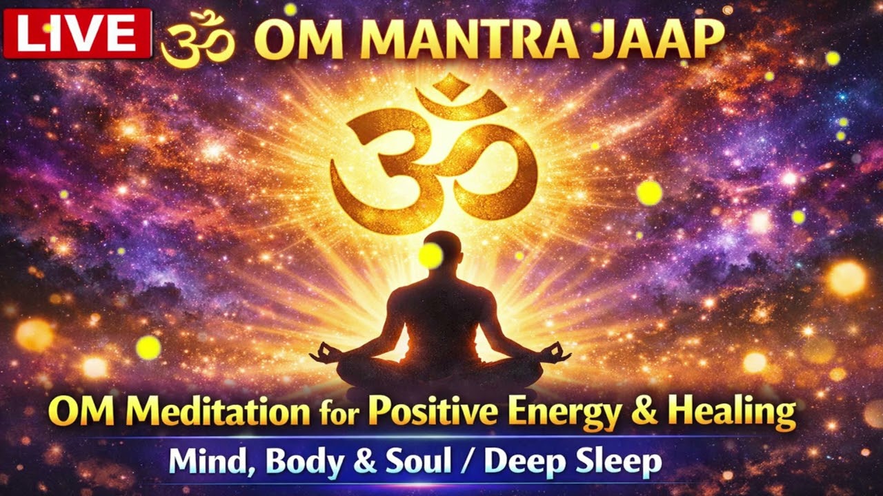 ॐ chanting/ॐ मंत्र /OM Meditation for Positive Energy & Healing | Mind, Body & Soul Alignment