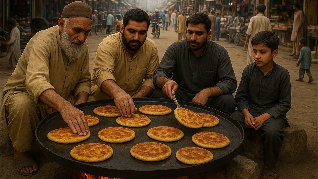 Breakfast in Afghanistan | Traditional Morning  Street Food | In Nangarhar Province 🇦🇫