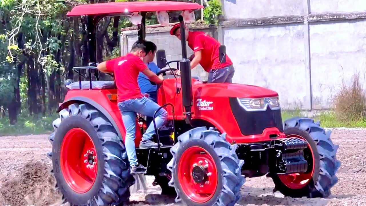 Anh Em Tes Thử Sức Mạnh Máy Cày Zetor 2160 Trên Chảo 6 ở Tây Ninh, Thiện Vũ TV