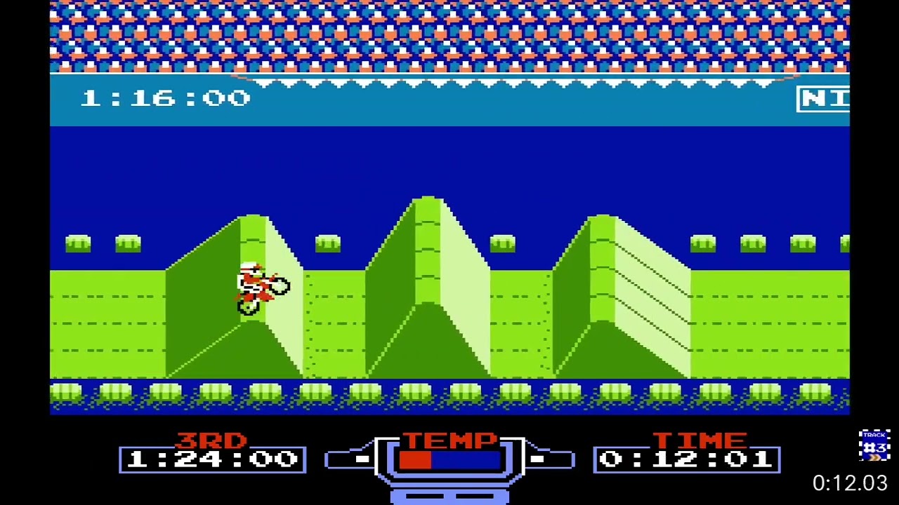 Gameplay Excitebike - NES