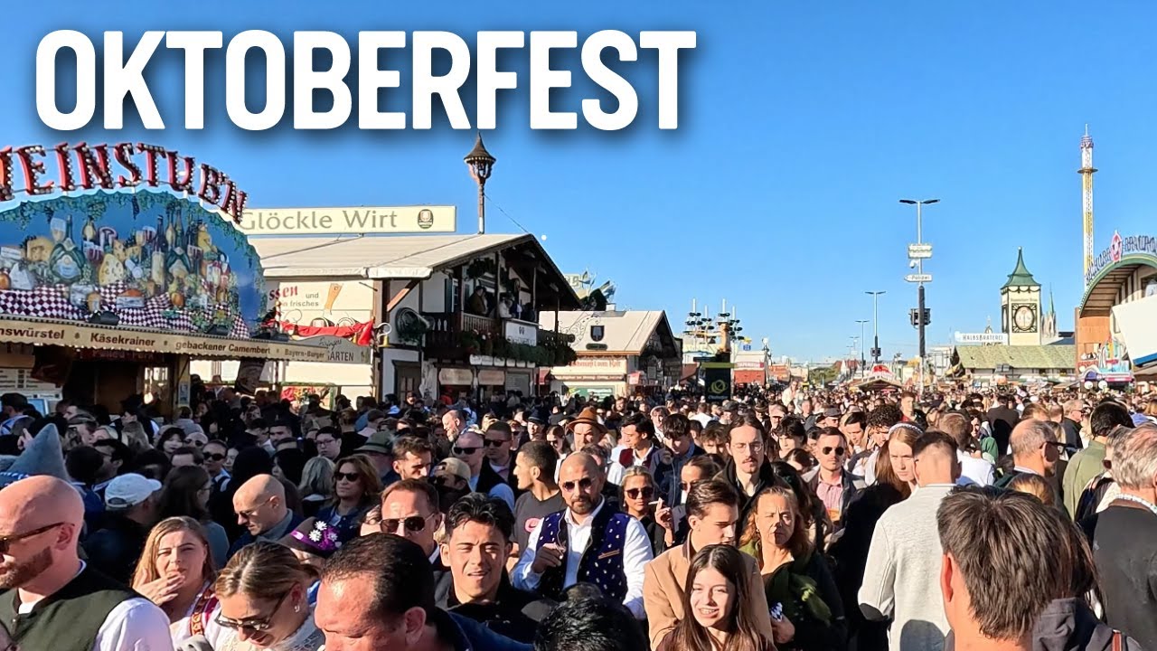 Oktoberfest, Munich -  Final Weekend Walk 4K UHD