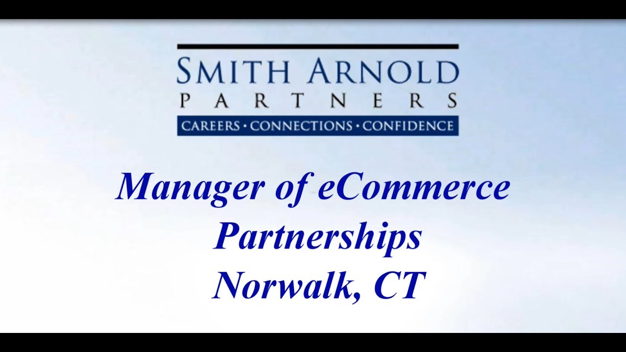 (CLOSED) Manager of eCommerce Partnerships | Smith Arnold Partners