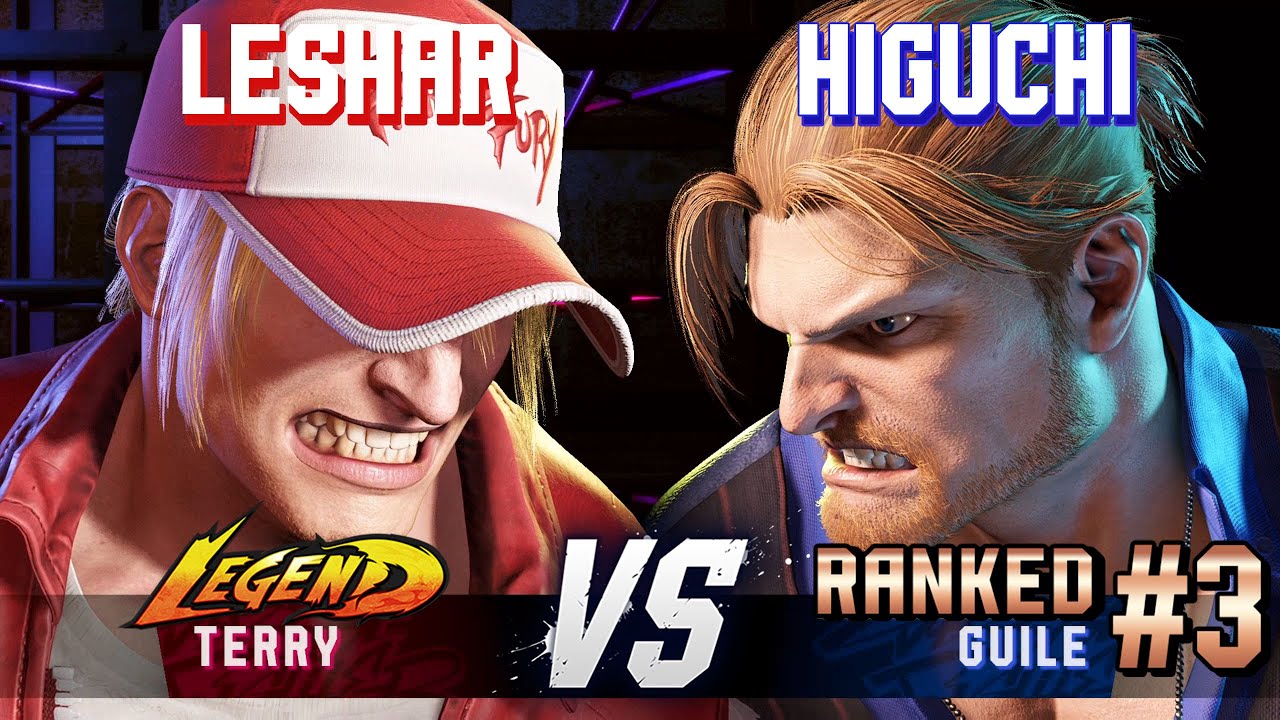 SF6 ▰ LESHAR (Terry) vs HIGUCHI (#3 Ranked Guile) ▰ High Level Gameplay