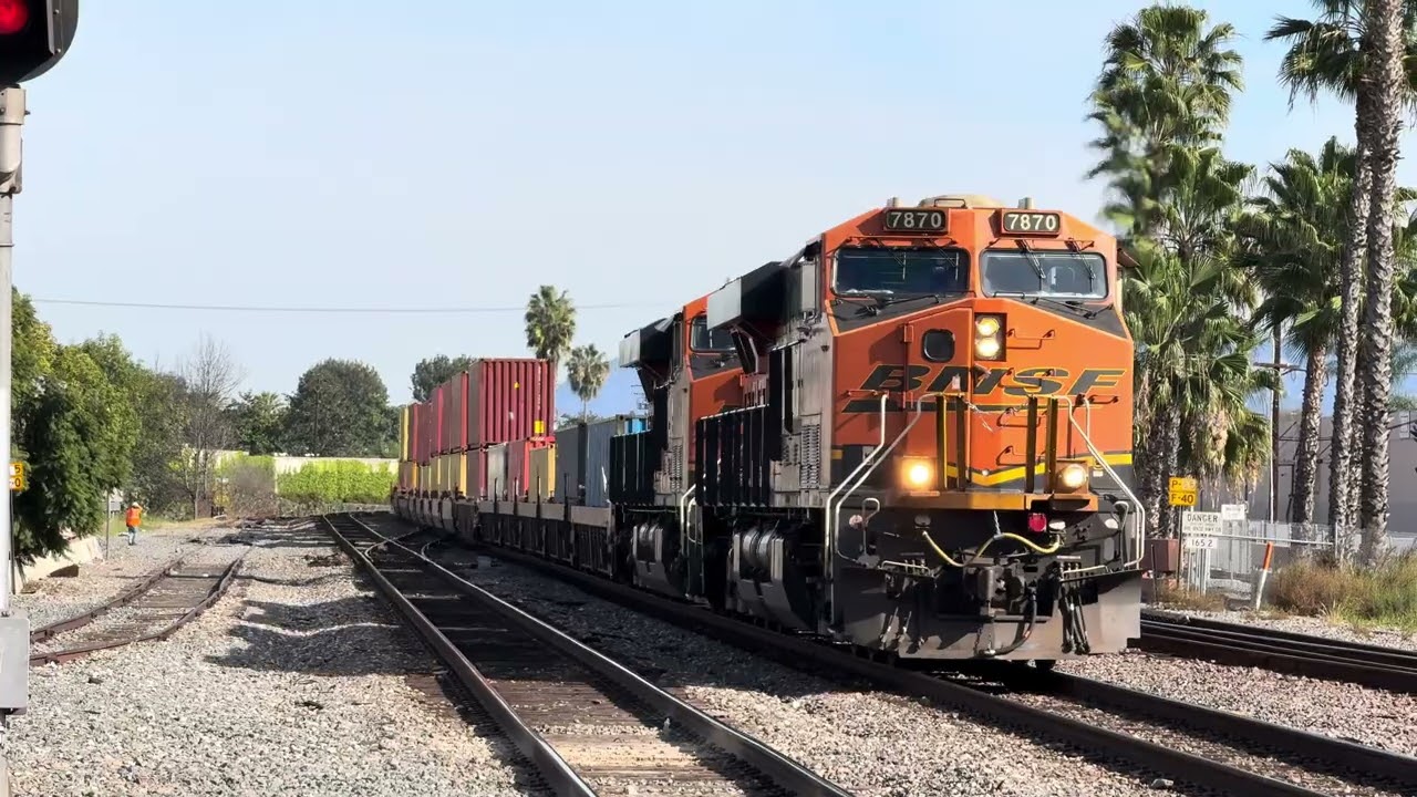 Fullerton CA train watching 