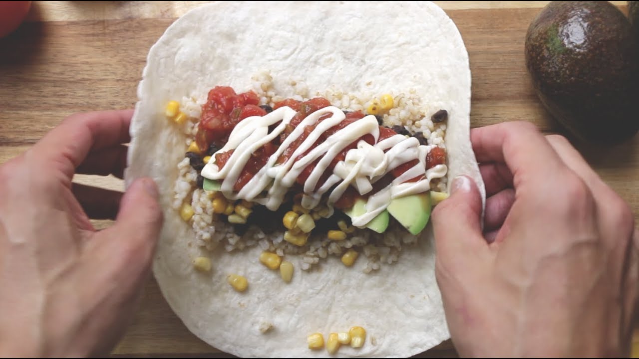 Burritos aux haricots noirs [vegan]