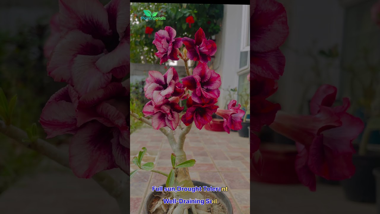 How to get more flower in Adenium🌸 #viral #shorts #viralshort #ytshorts #adenium #bonsai #flowers