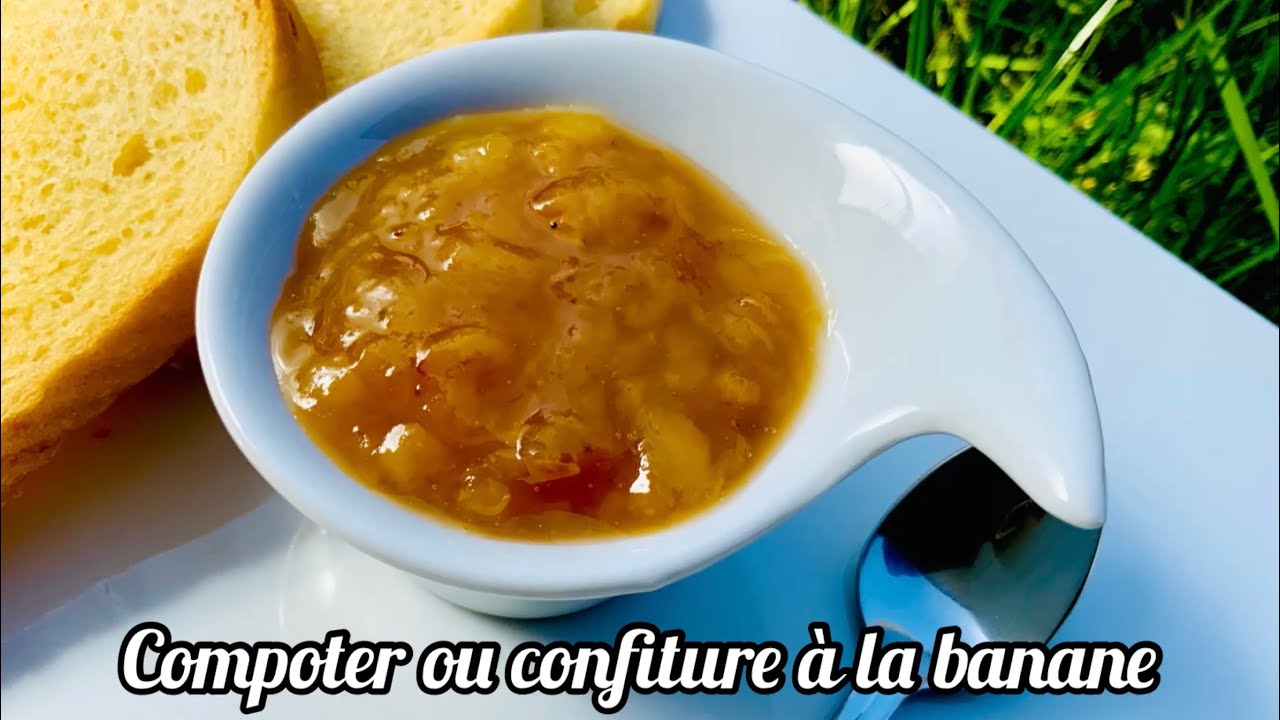 Recette facile de compotée ou confiture à la banane🍌😋😍👌