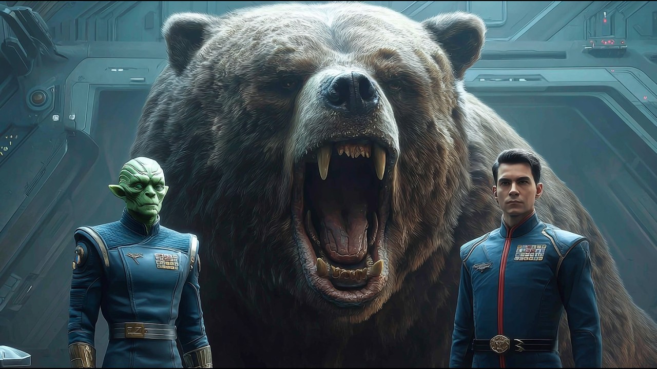 Alien Fleet Captain Mocked New Human Recruit—Until the Grizzly Bear Beside Him Growled, 