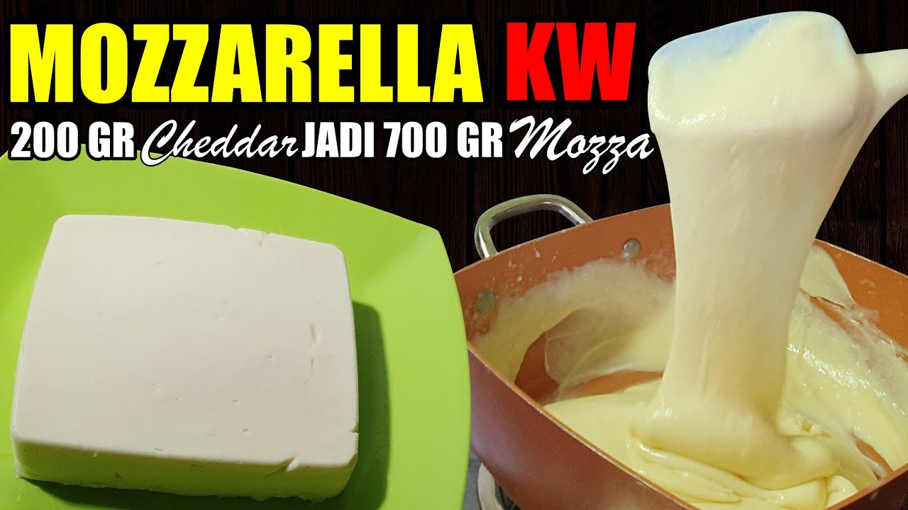 Keju Mozzarella KW 4 Bahan Praktis Tanpa Blender