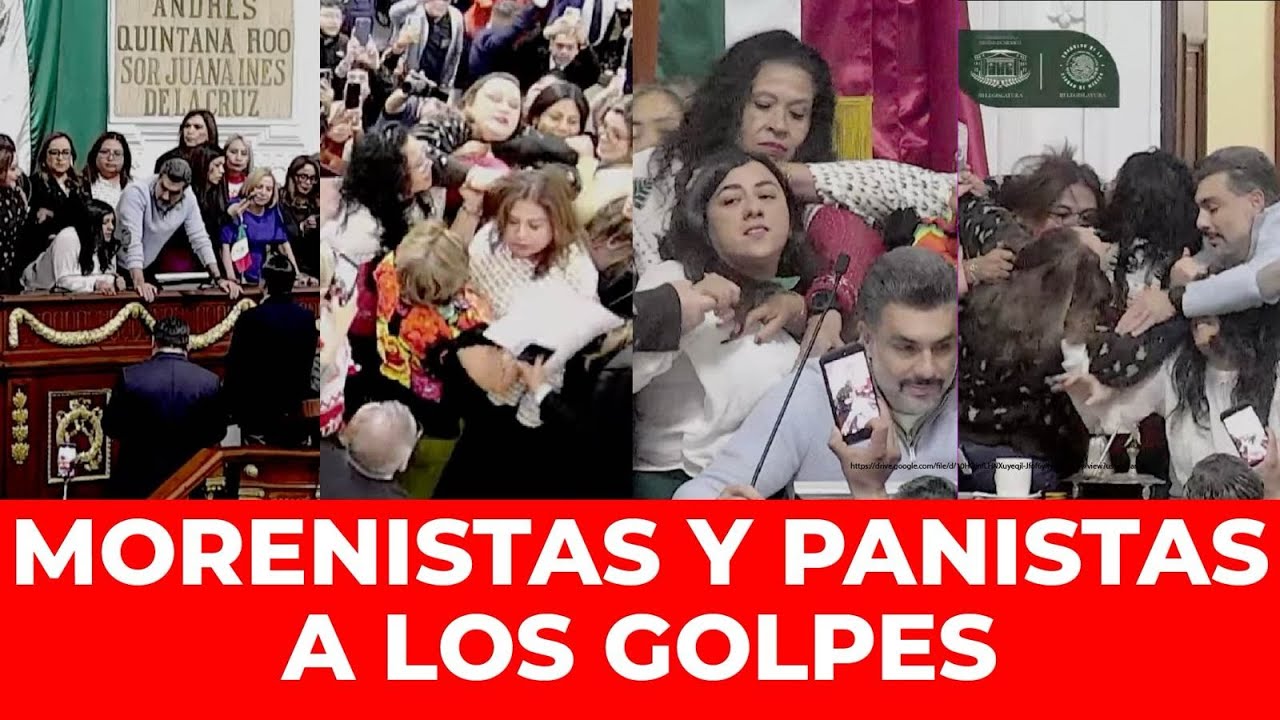 ¡PELEA COMPLETA! Diputadas de Morena atacan a Diputadas del PAN en el Congreso