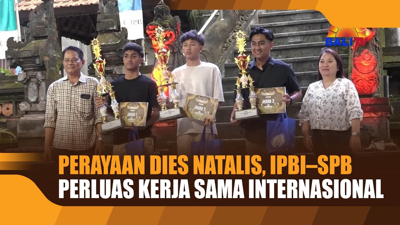 PERAYAAN DIES NATALIS, IPBI–SPB PERLUAS KERJA SAMA INTERNASIONAL