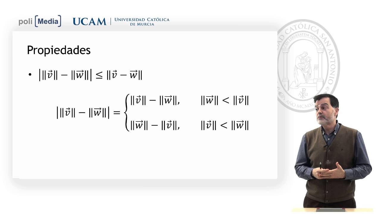 Álgebra Lineal -  Norma de un espacio vectorial - Jesús Soto