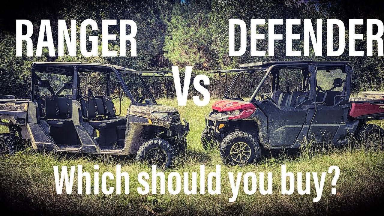 Polaris RANGER XP 1000 против Can-Am DEFENDER Max XT HD10