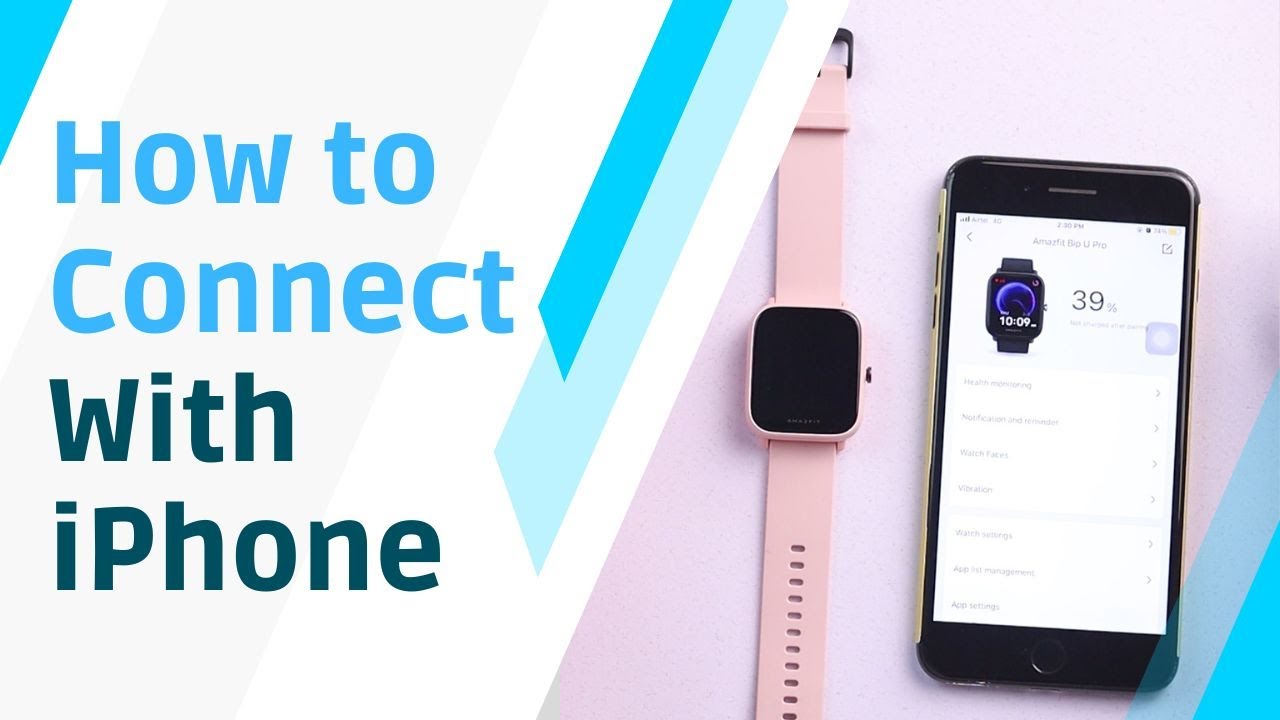 Amazfit Bip U How to Connect With iPhone