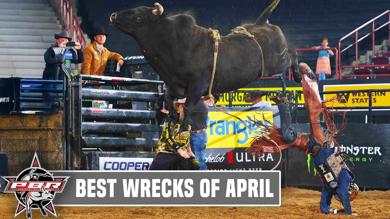 Spring Thrills and Spine Chills: Top PBR Bull Riding Wrecks of April