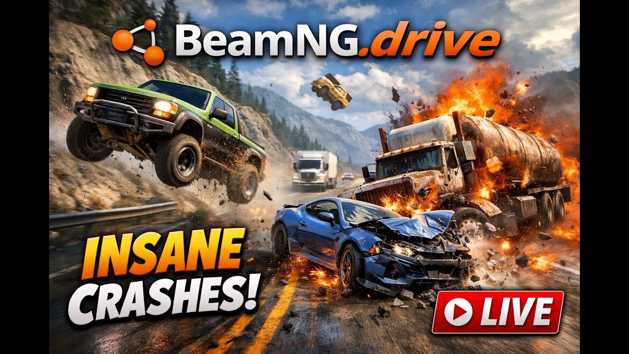 BeamNGdrive - Livestream making custom cars